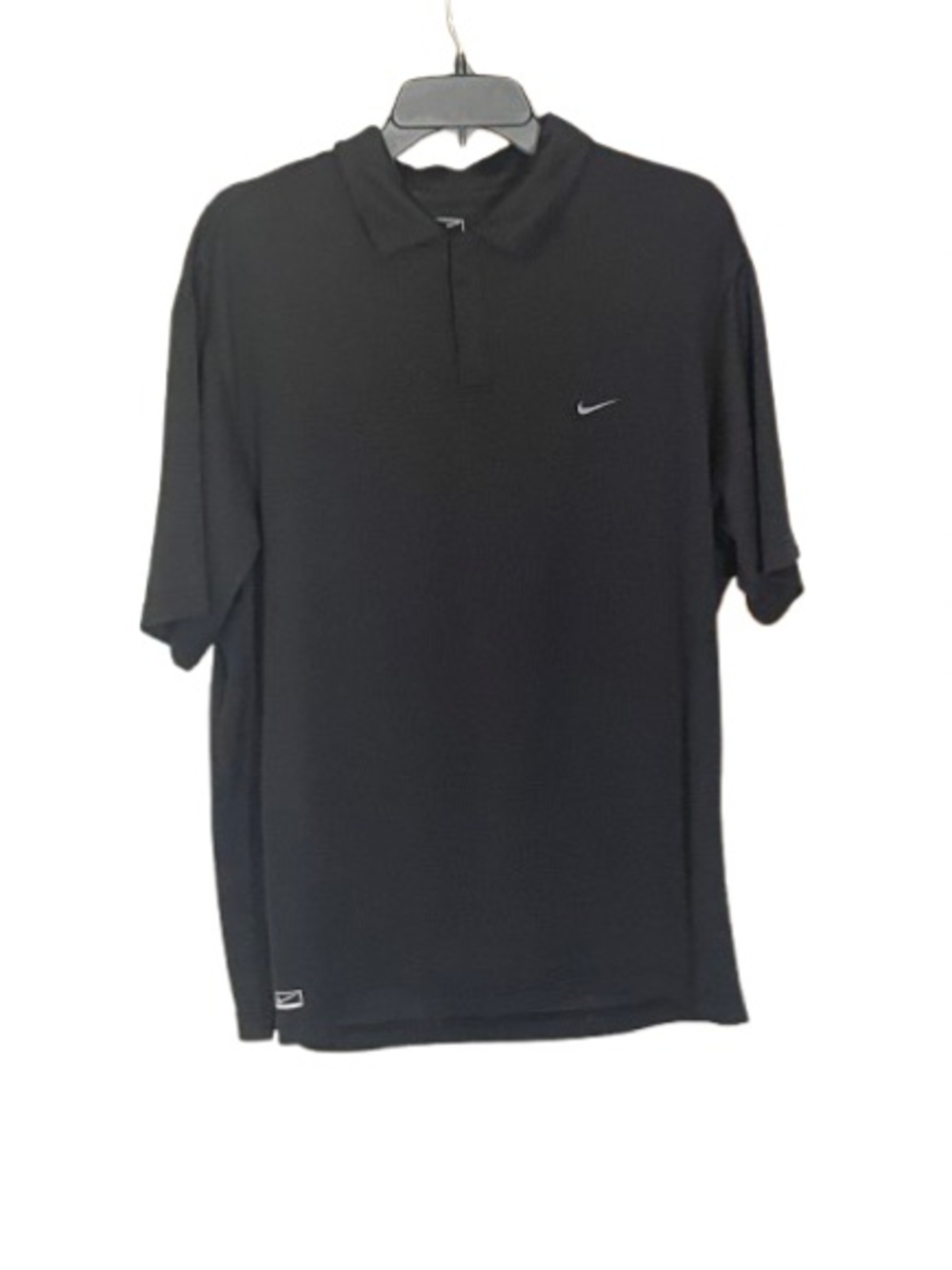 NIKE PERFORMANCE Men Black Dri-Fit Polo Golf Shirt Size L